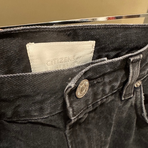 Black Citizens of Humanity long denim skirt Size 27 - Picture 1 of 3